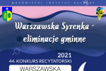 Warszawska Syrenka 2021 – eliminacje gminne